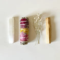 Load image into Gallery viewer, Healing Floral Sage Smudge Bundle