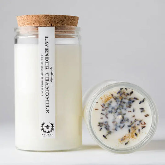 Lavender Chamomile Apothecary Candle