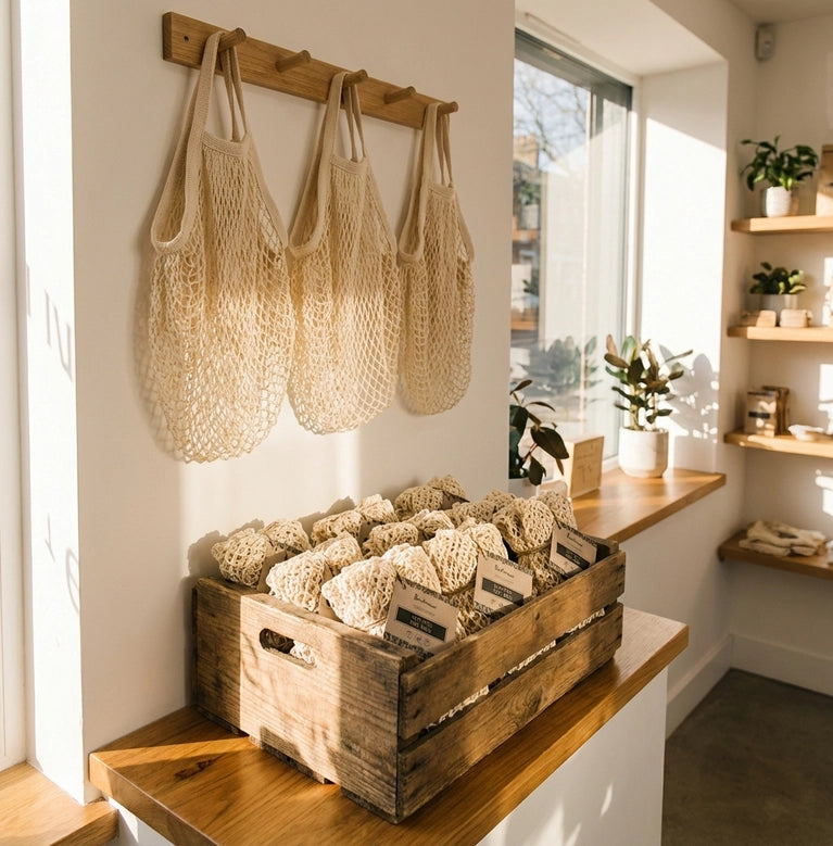 Organic Cotton Net Market Bag