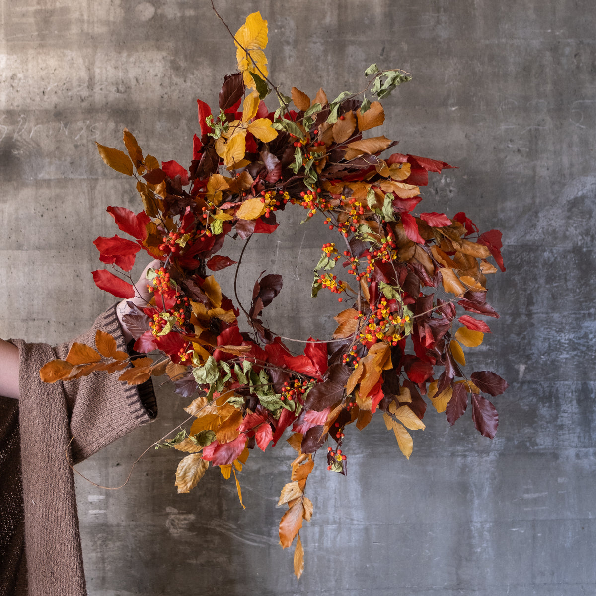 Fall wreath boise florist. 