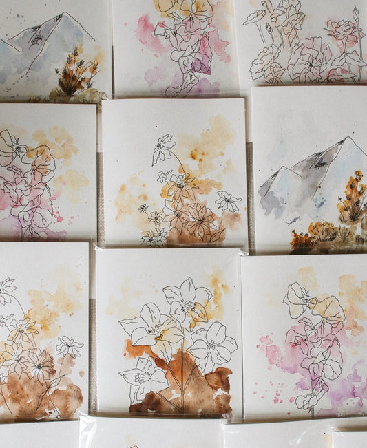 Water Color Card